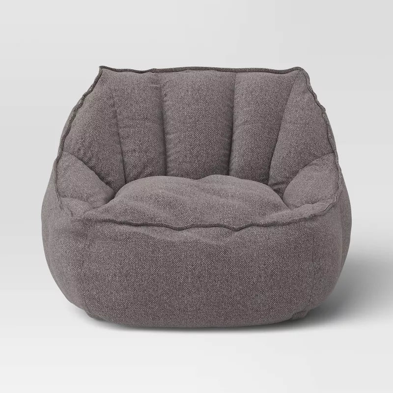 Sedia Lounge per Dormitorio Grigio Heather