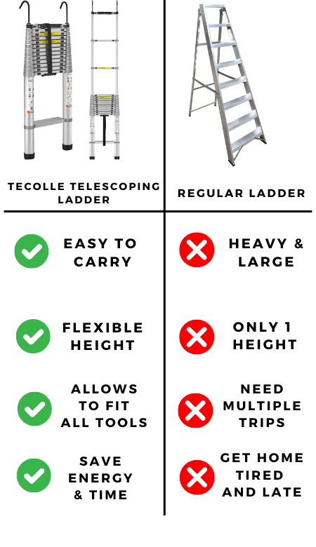 F- Scala Telescopica - Max (5,6 metri) & 181 kg.